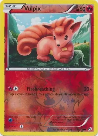 Legendary Treasures Vulpix #20/113 reverse holo